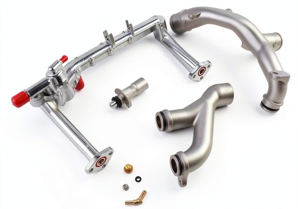GELUOXI Metal Coolant Pipe Kit for Jaguar XE XF-3