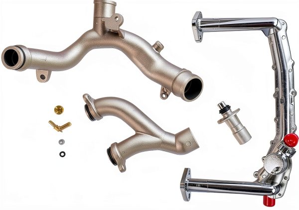 GELUOXI Metal Coolant Pipe Kit for Jaguar XE XF-6