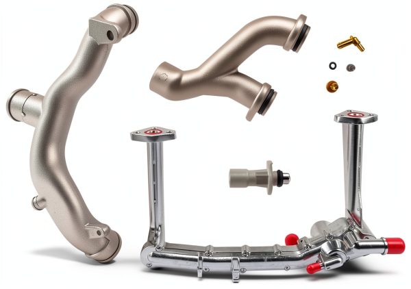 GELUOXI Metal Coolant Pipe Kit for Jaguar XE XF-5