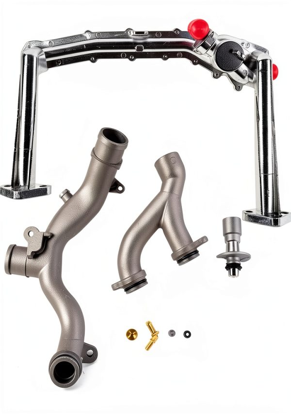 GELUOXI Metal Coolant Pipe Kit for Jaguar XE XF-1