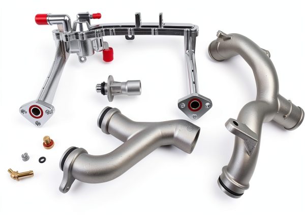 GELUOXI Metal Coolant Pipe Kit for Jaguar XE XF-2