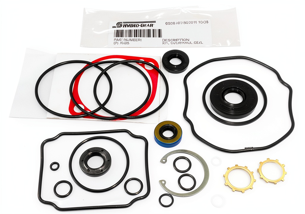 Hydro-Gear pump seal being installed in a transmission assembly