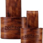 Axe Holster Leather Strap with Stud Closure by TOURBN Brown Belt Mount-0
