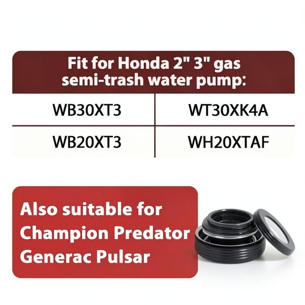 StreytoTek Seal Kit for Honda & Generac 4‑Piece Pump Set-1