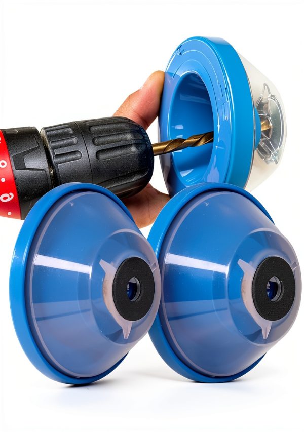 Electric Hammer Dust Cover, Drill Dust Collector 2Pcs Plastic Hammer Cover Electric Drilling Dustproof Device for Electric Hammer Impact Drill-2