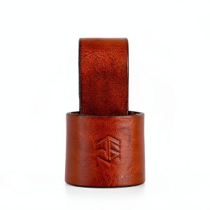 Handmade Leather Axe Holster AncientSmithy Crazy Horse Belt Loop-0