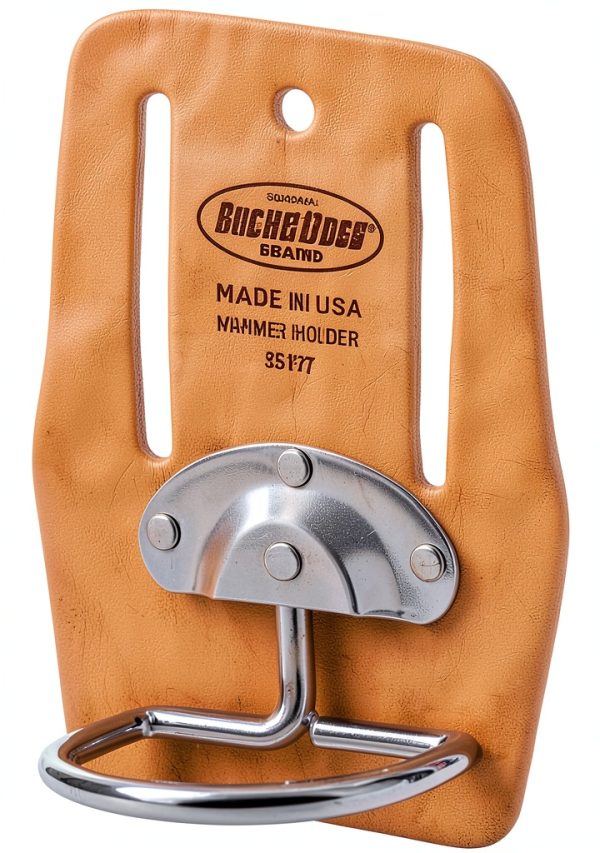 Bucket Boss Swinging Hammer Holder Tan Leather Pouch Model 55127-5