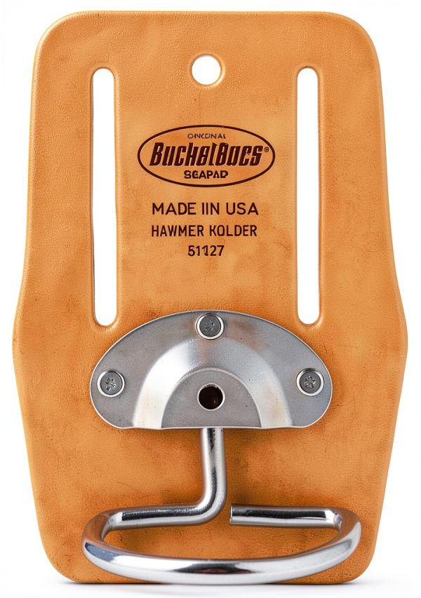 Bucket Boss Swinging Hammer Holder Tan Leather Pouch Model 55127-0