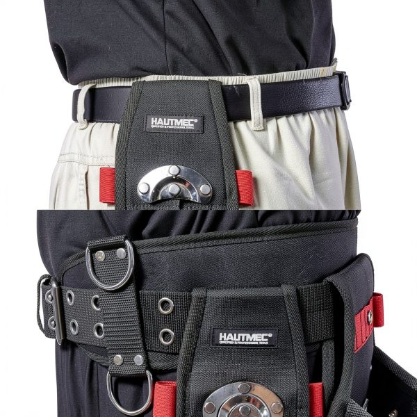 HAUTMEC Hammer Holder Tool Belt 1680D Swing Hook Pockets HT0412-4