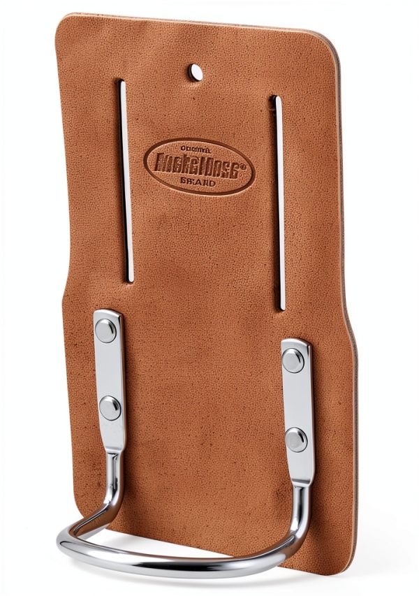 Bucket Boss Leather Hammer Holder Original Series 55128 Brown-4