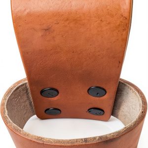 Hammer Holster by Sanseenia Leather Belt Loop – Brown Full‑Grain-0