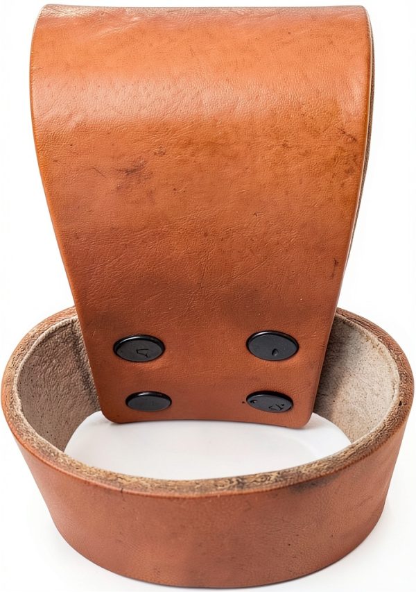 Hammer Holster by Sanseenia Leather Belt Loop – Brown Full‑Grain-0