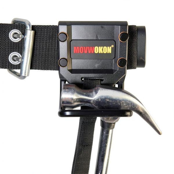 Hammer Holster for Belt - Compact Hammer Loop & Belt Holder, Durable Materials, Lightweight & Secure Fit for Electricians, Builders & DIY Enthusiasts-6
