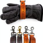 Personalized Leather Firefighter Glove Strap Holder RC Hammer Holster-0