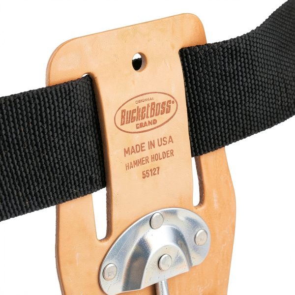 Bucket Boss Swinging Hammer Holder Tan Leather Pouch Model 55127-8