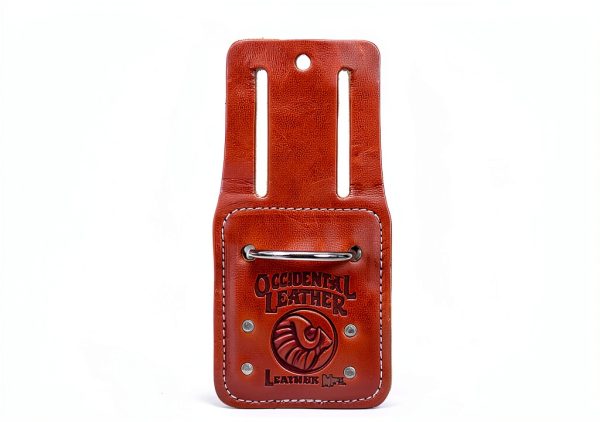 Hammer Holder Occidental Leather OxyRed Premium Leather Holster Black-2