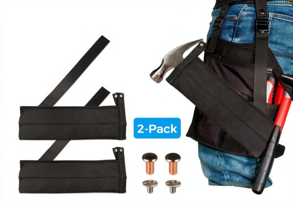 Hammer Sleeve CuraceQ 2-Pack Padded Holster for Tool Belt Adjustable-1
