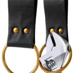 Hammer Holder Sadnyy 2pcs Leather Loop - Black, Fits 2" Wide Belts-0