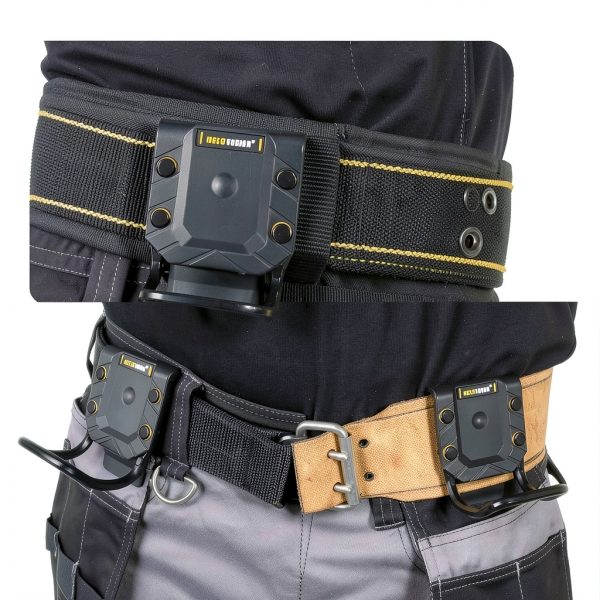 Hammer Holder by MELOTOUGH Black Iron Rivet Reinforced ABS Belt Loop-3